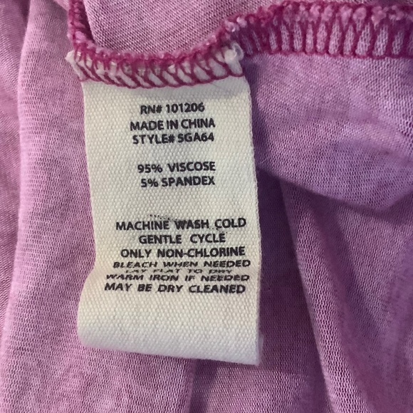 Soft Surroundings Magenta Pink Hyannis Maxi Long Sleeve Dress Size 3X - Picture 10 of 11